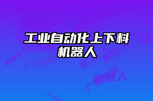 工業(yè)自動(dòng)化上下料機器人