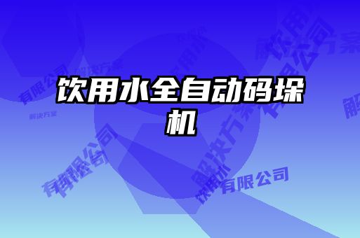 飲用水全自動(dòng)碼垛機