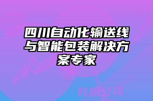 四川自動(dòng)化輸送線(xiàn)與智能包裝解決方案專(zhuān)家