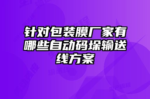 針對包裝膜廠(chǎng)家有哪些自動(dòng)碼垛輸送線(xiàn)方案