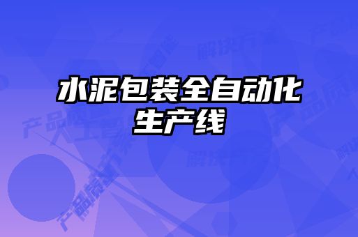 水泥包裝全自動(dòng)化生產(chǎn)線(xiàn)